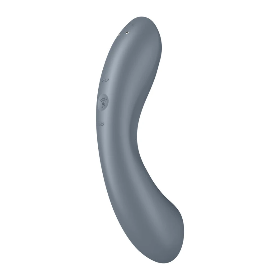 SATISFYER - CURVE TRINITY 1 AIR PULSE VIBRAZIONE GRIGIO